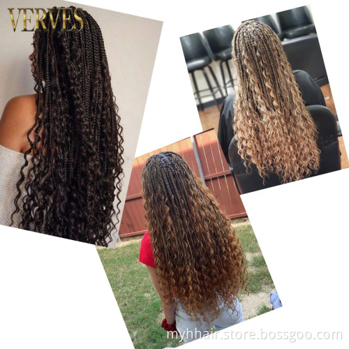 Wholesale Pre Stretched Ombre Braiding Bomb New Passion Twist Synthetic Crochet Braid Hair Soft Light OEM Natural Afro curllItem